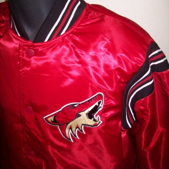 ARIZONA COYOTES NHL STARTER Snap Down Jacket 5X - Picture 1 of 8